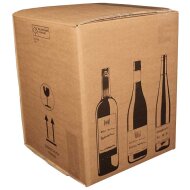 PREMIUM Flaschenkartons | 9 Flaschen 0,75 - 1 L | 316x305x368 mm