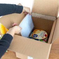 Folding cartons with 20 mm cellulose inlay | 237 x 187 x 190 mm | 7.5 liters