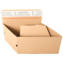 Automatic bottom cartons with tear open perforation 230x160x50 mm