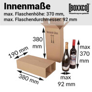 BOXXwell bottleshipping cartons | 2 bottles 0,75 - 1...