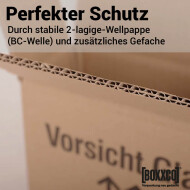 BOXXwell bottleshipping cartons | 2 bottles 0,75 - 1 l | 202x130x380 mm