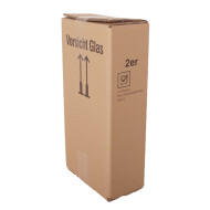 BOXXwell bottleshipping cartons | 2 bottles 0,75 - 1 l | 202x130x380 mm