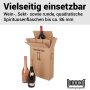 BOXXwell bottle shipping boxes | 3 bottles 0.75 - 1 L | 282 x 102 x 380 mm