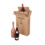 BOXXwell Flaschenversandkartons | 3 Flaschen 0,75 - 1 L | 282x102x380 mm