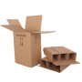 BOXXwell bottleshipping cartons | 6 bottles 0,75 - 1 l | 282x102x365 mm