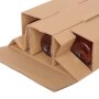 BOXXwell Flaschenversandkartons | 6 Flaschen 0,75 - 1 L | 282x205x380 mm
