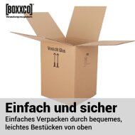 BOXXwell bottle shipping boxes | 9 bottles 0.75 - 1 L | 310 x 285 x 380 mm