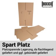 BOXXwell Flaschenversandkartons | 9 Flaschen 0,75 - 1 L | 310x285x380 mm