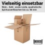BOXXwell Flaschenversandkartons | 9 Flaschen 0,75 - 1 L | 310x285x380 mm