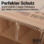 BOXXwell Flaschenversandkartons | 9 Flaschen 0,75 - 1 L | 310x285x380 mm