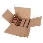 BOXXwell Flaschenversandkartons | 12 Flaschen 0,75 - 1 L | 410x285x380 mm