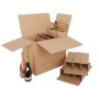 BOXXwell bottle shipping boxes | 15 bottles 0.75 - 1 L | 515 x 285 x 380 mm