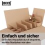 BOXXwell bottle shipping boxes | 15 bottles 0.75 - 1 L | 515 x 285 x 380 mm