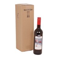 BOXXwell bottleshipping cartons without compartments  1 bottle 0.75 - 1 l | 112x112x380 mm