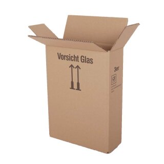 BOXXwell Flaschenversandkartons ohneGefache | 3Flaschen...
