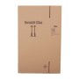 BOXXwell bottle shipping boxes without compartments | 3 bottles 0.75 - 1 L | 282x102x380mm