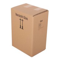 BOXXwell bottleshipping cartons without compartments | 6 bottles 0.75 - 1 l | 282x102x365 mm