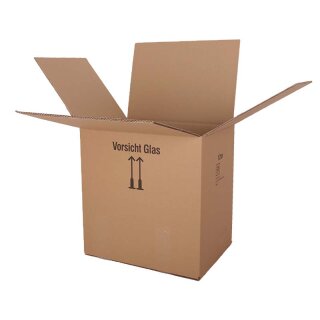 BOXXwell bottleshipping cartons without compartments | 12 bottles 0.75 - 1 l | 410x285x380 mm